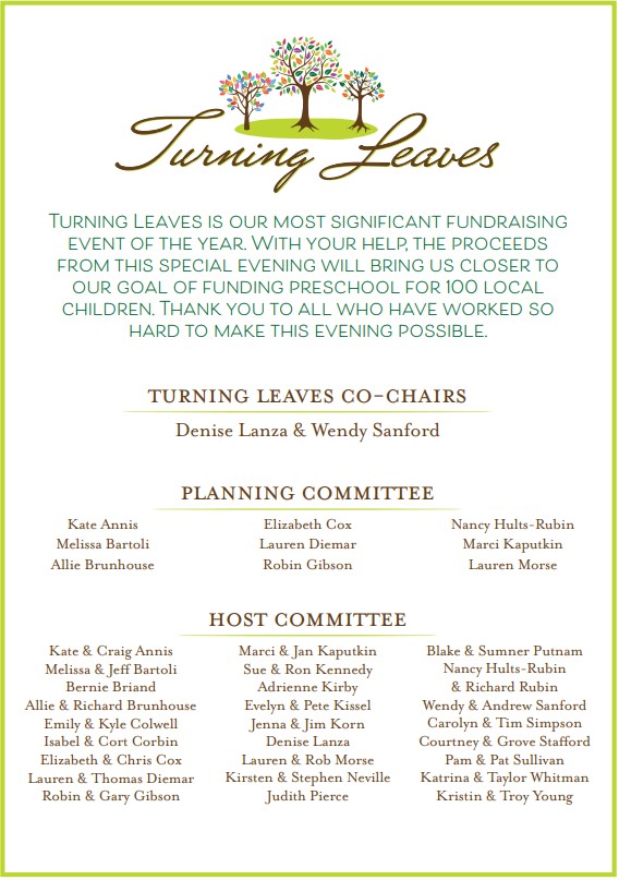 Turning Leaves - Save the Date